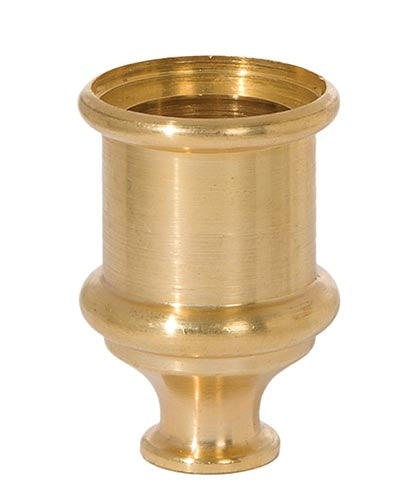 1-7/8 Inch Tall Unfinished Die Cast Brass Candle Cup, 1/8F (21814U)