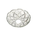 4" (100mm) Diam, Bobeche, NO pins, 7/8" Center Hole Diam. (21908)