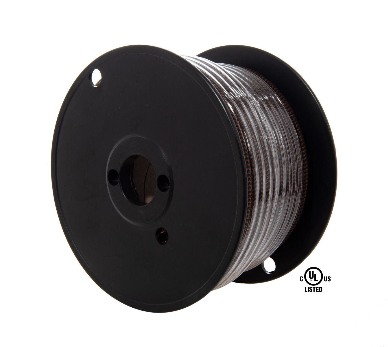 18/3 SVT-B Black and Brown ZIG-ZAG Pattern Rayon Covered Fabric Lamp Cord, 3-Wire, Choice of Length (46595)