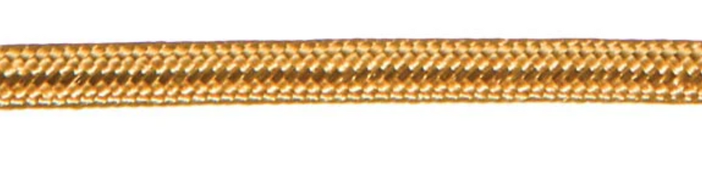 Gold Color Rayon Covered Parallel Lamp Spool Cord, 18 Gauge SPT-1 (46630)