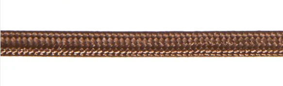 Brown Color Rayon Covered Parallel Lamp Spool Cord, 18 Gauge SPT-1 (46631)
