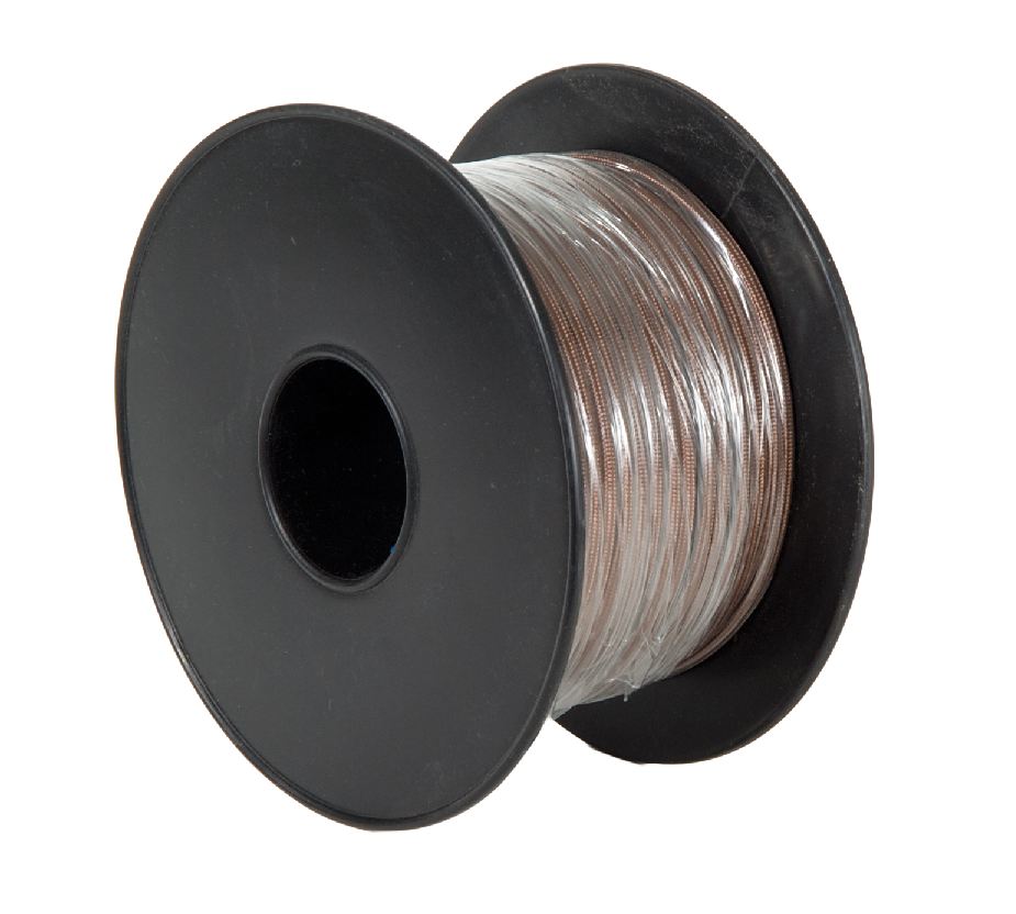 Brown Color Rayon Covered Parallel Lamp Spool Cord, 18 Gauge SPT-1 (46631)