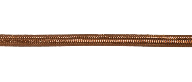 Light Brown 18 Gauge SPT-2 Fabric Parallel Lamp Cord, Choice of Length (46633LBR)