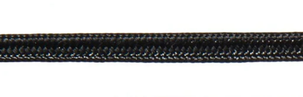 Black Color Rayon Covered Parallel Lamp Spool Cord, 18 Gauge SPT-1 (46634)