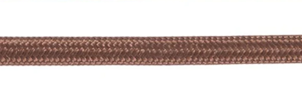 Light Brown Color Rayon Covered Parallel Lamp Spool Cord, 18 Gauge SPT-1 (46647)