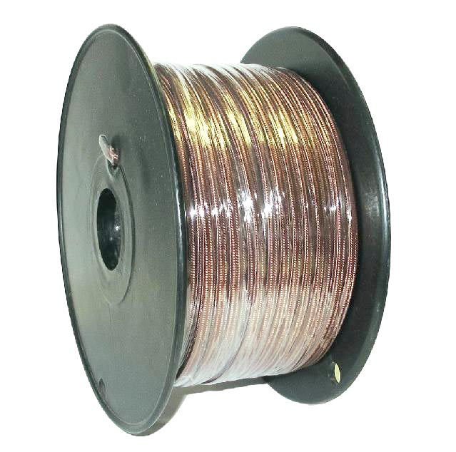 Light Brown Color Rayon Covered Parallel Lamp Spool Cord, 18 Gauge SPT-1 (46647)