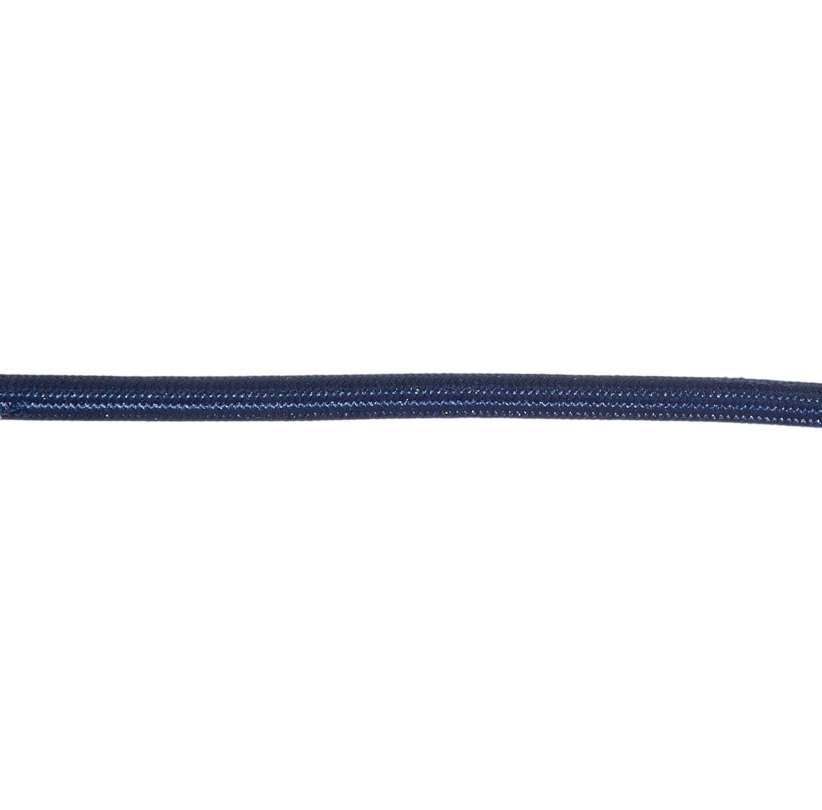 18/3 SVT-B Dark Blue Color Fabric Covered Parallel Fabric Lamp Cord, Choice of Length (46655DB)