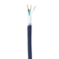 18/3 SVT-B Dark Blue Color Fabric Covered Parallel Fabric Lamp Cord, Choice of Length (46655DB)