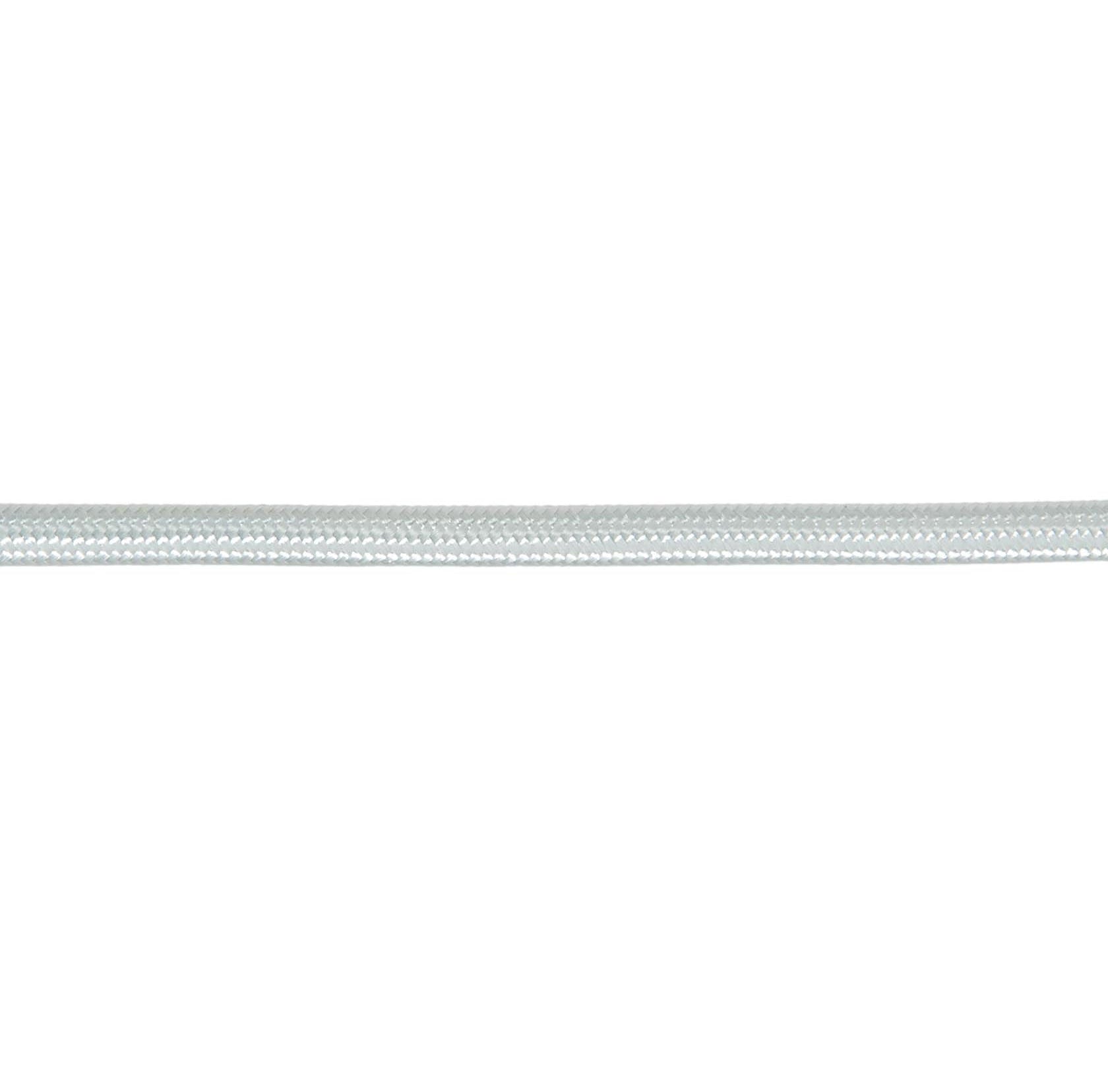 18/3 SVT-B Silver Color, Fabric Covered Parallel Fabric Lamp Cord, Choice of Length, UL Listed (46655S)