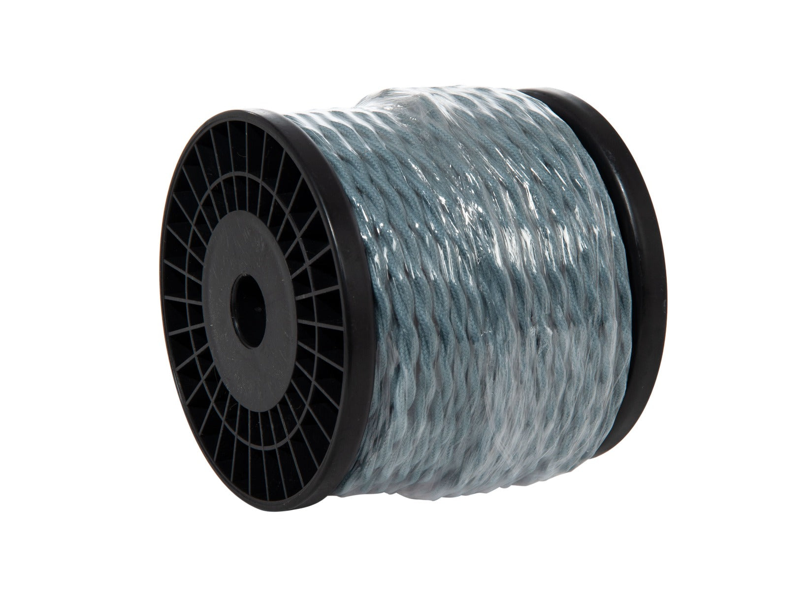 Slate Blue Colored 18 Gauge 2-Wire Cotton Covered Twisted Pair Lamp Cord, Choice of Length (46662SB)