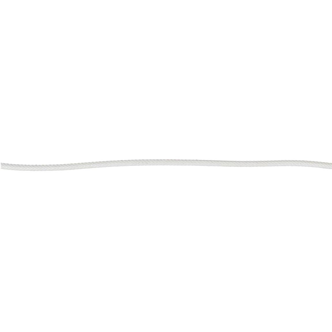 HIGH HEAT White Color Stranded Braid Wire, Choice of SF and Voltage Rating, 250 Ft. Spool (46663W)