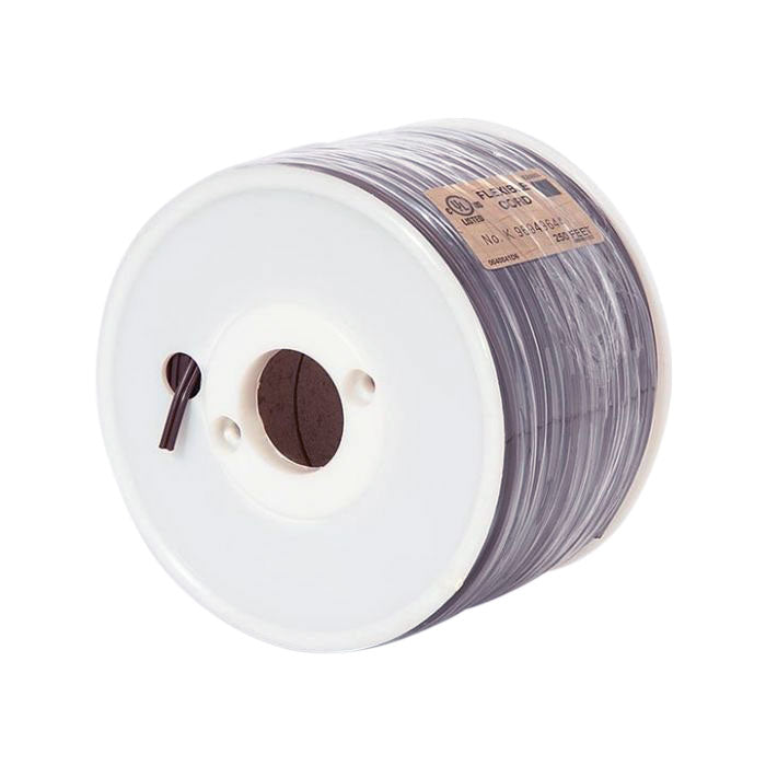 250ft. Spool, 20/2 SPT-1 Thin Plastic Covered Cord, Choice of Color (46664BK)