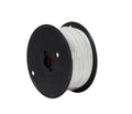 Super Thin 18 AWG Single Strand Wire Spool, Choice of White or Black (46665B)