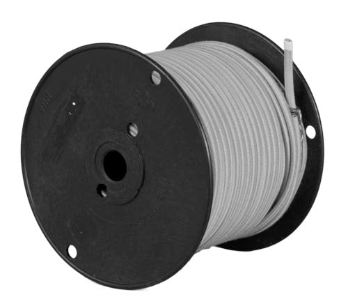 Gray Color, Fabric Covered 18/3, SVT-B Fabric Lamp Cord - Choice of Length (46689G)