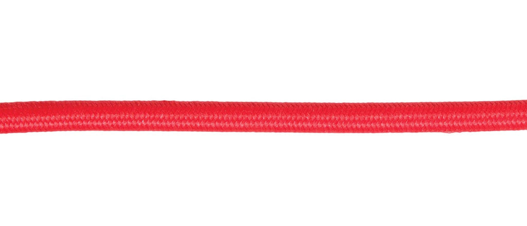 Red Color, Fabric Covered 18/3, SVT-B Lamp Cord, 3-Wire, Choice of Length (46689R)