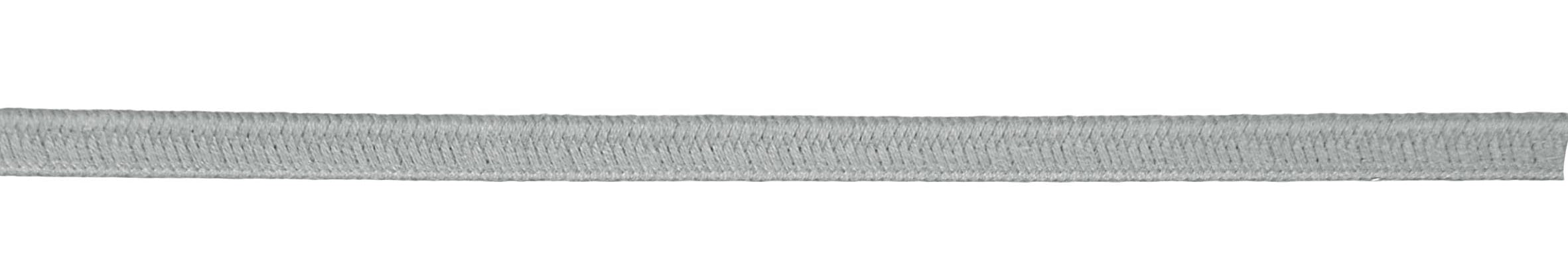 2 Conductor 18 Gauge Gray COTTON Covered Parallel Lamp Cord 2-Wire, Choice of Length (46695)