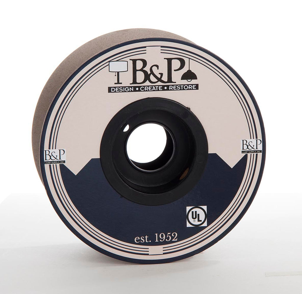 18/3 SVT-B Black Rayon Pulley Cord - Wire 3-Wire Lamp Cord - Choice of Length (46590)