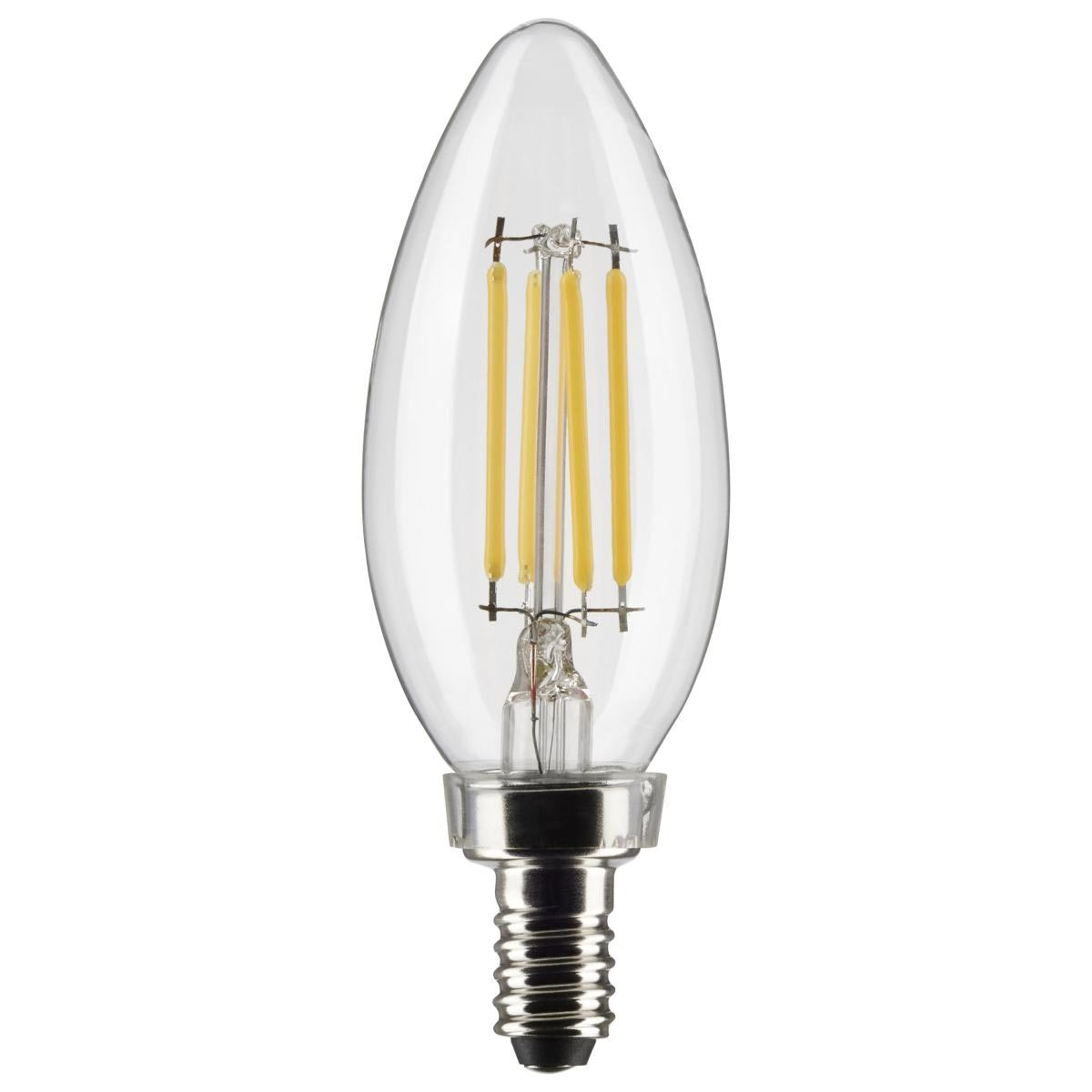 Clear 40-Watt Equivalent LED Light Bulb Candelabra E-12 Base B11 Dimmable (47339LED)