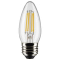 Clear, 60-Watt Equivalent LED Light Bulb, Medium E-26 Base B11 Dimmable (47025LED)