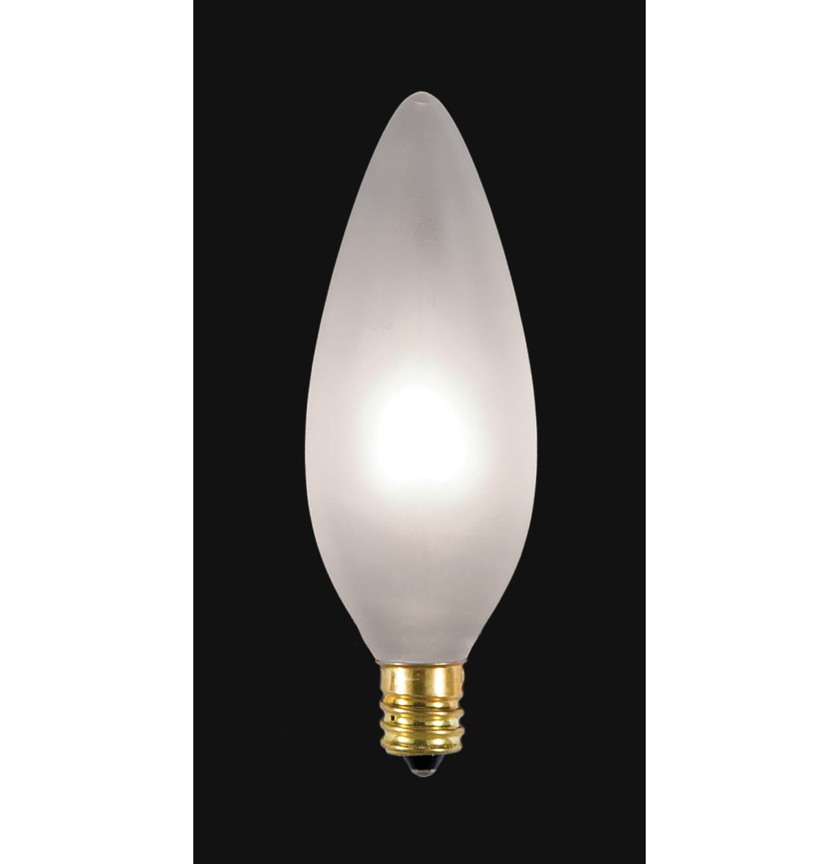 15 or 25 Watt CT, Torpedo Bulb Candelabra base (E12), Clear or Frost (47000)