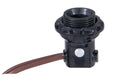 E12 Candelabra Socket (European Style) With Phenolic Ring & 24" SPT-1 Wire Leads (47637)