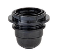 Keyless 4 Piece Threaded Phenolic E26 Socket with Captive Ring (47663)
