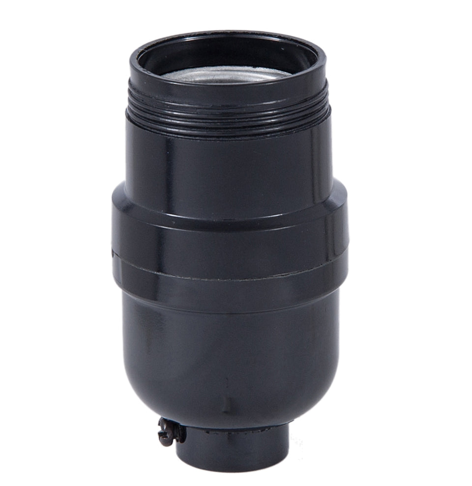 Long Keyless Phenolic Socket, Medium Base, with UNO Threads (47680)