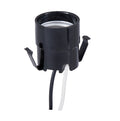 Edison Size Socket With Clip and 12 Inch Lead Wires (47691)
