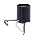 Horizontal Snap-In, Medium Base Socket With 8" Leads For 6" Pan Fixtures (47698)