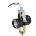 3-1/2" Tall Double Edison Base Socket (E26) Cluster, 7" Leads, 1/8IP (47704)