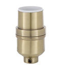 Modern Style Keyless Medium Socket (E26), Antique Brass Finish, 1/8IP (47729A)