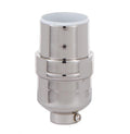Modern Style Keyless Screw Together Socket (E26) Nickel Plated Finish, 1/8IP (47729N)