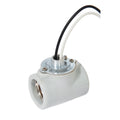 Twin Glazed Porcelain E-26 Base Socket with Flange Bushing Cap, 9" Leads (47756)