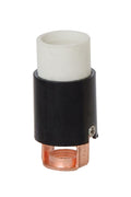 1-3/4 Inch Tall Candelabra Base Waterproof Short Keyless Porcelain Socket with Phenolic Cover (47760)