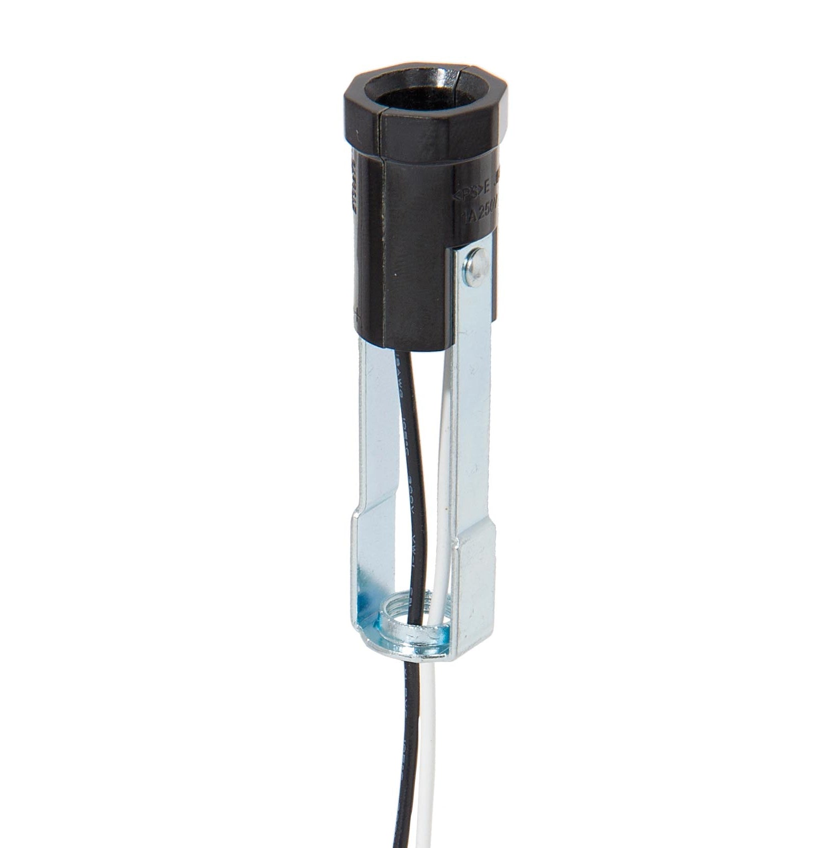 E-12 Phenolic Candelabra Socket, UL 1430 Wire Leads, Choice of Lead Length (47762)