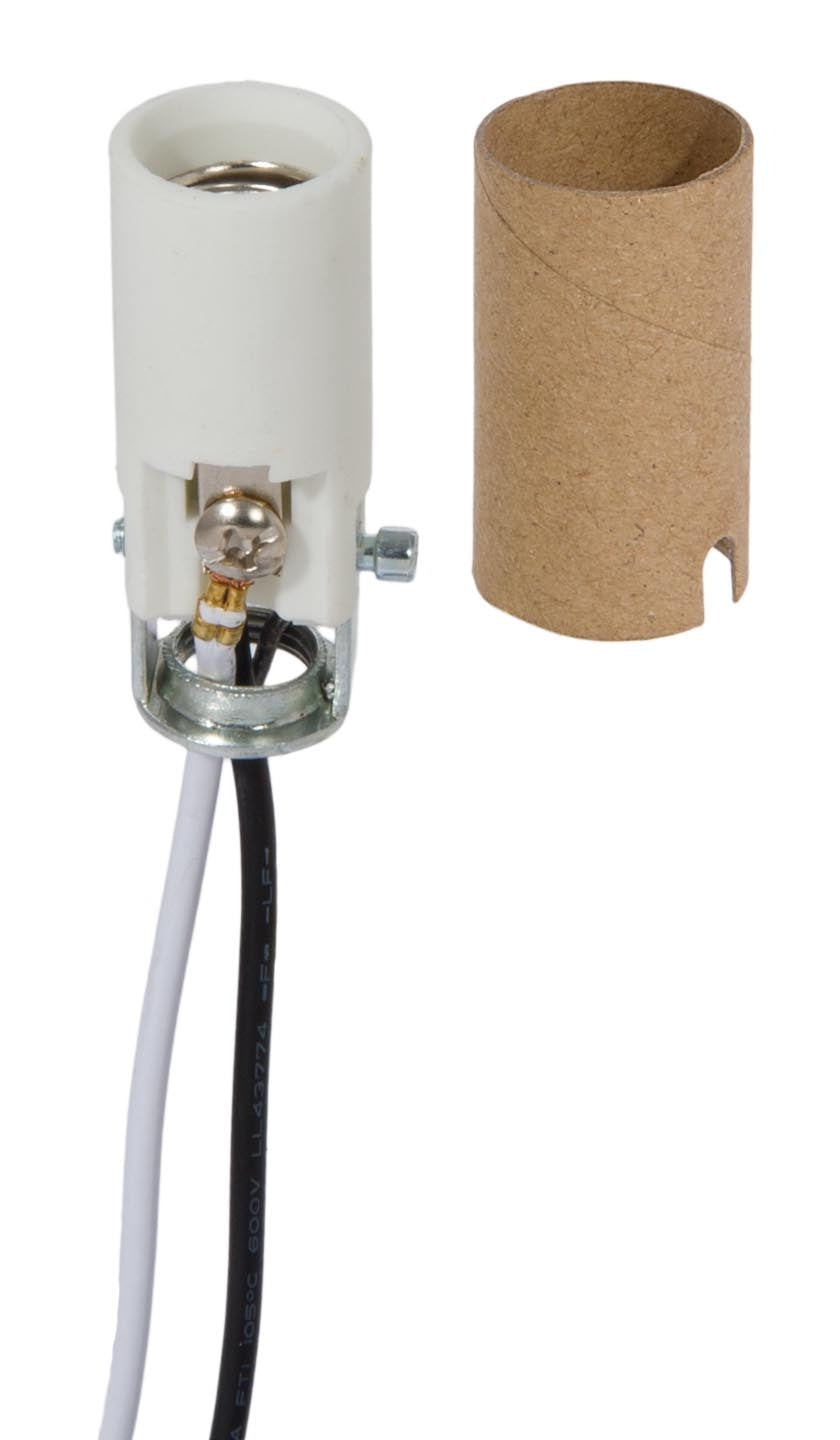 Candelabra Short Keyless Porcelain Socket with Paper Insulator (47767)
