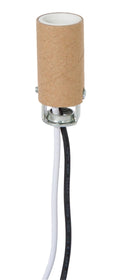 Candelabra Short Keyless Porcelain Socket with Paper Insulator (47767)
