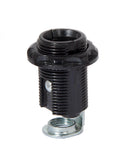 Candelabra Base Fully Threaded Phenolic Socket with External Threads (47768)