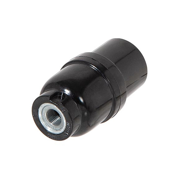 Long Keyless Phenolic E-26 Lamp Socket, No Set Screw or UNO Threads (47776)