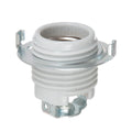 E-26 Keyless Threaded Glazed Porcelain Socket w/1/8 IP Hickey (47777)