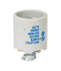 Keyless Unglazed Porcelain E-26 Socket, Detachable 1/8 IP Hickey and Screw Shell (48104i)