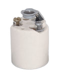 Leviton Brand Porcelain Fixture Socket with Detachable Hickey (48104)