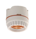 Leviton Brand Medium Base, Porcelain, 2-Piece Sign Receptacle for 1-7/16 Inch Diameter Hole (48113)