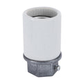 Leviton Brand High Heat Resistant Porcelain Keyless Medium Base Socket 1/2 IP Base (48125)