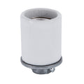 Leviton Brand Porcelain Keyless Medium Base Socket With 1/4 IP Cap (48126)