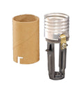 Medium Base Keyless Candle Socket with 1/8 F Hickey 3" Overall Height (48226i)