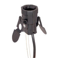 Keyless Candelabra Socket With Spring Clips (48314)