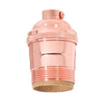 Premium Polished Copper Finish Heavy Turned Brass Keyless Short Socket, UNO Thread (48260C)