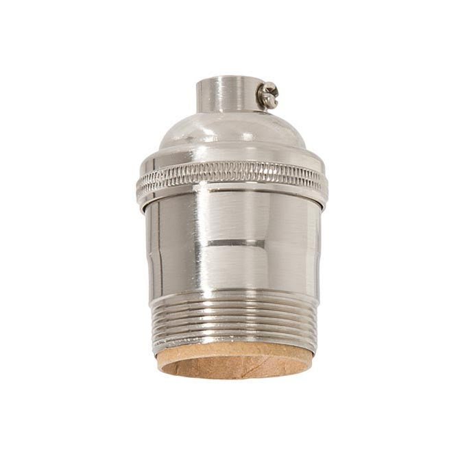 Premium Satin Nickel Finish Heavy Turned Brass Keyless Short Socket, UNO Thread (48260SN)