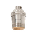 Premium Satin Nickel Finish Heavy Turned Brass Keyless Short Socket, UNO Thread (48260SN)